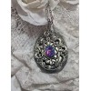FANCY FOX BOUTIQUE DUELING DRAGONS BREATH LOCKET NECKLACE AMULET MEDIEVAL