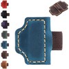 2026 New Magnetic Leather Pen Holder Bookmark, Secure Clip, Premium
