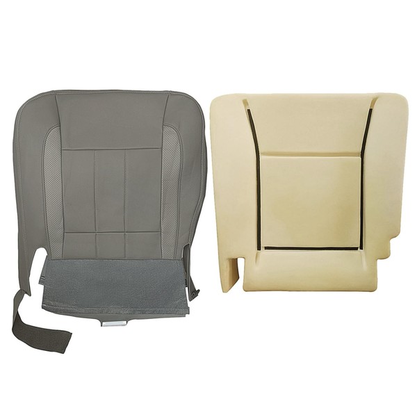 CARBBIA Driver Side Bottom Seat Cover Compatible with Dodge Ram