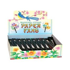 Tobar Folding Paper Hand Fan - 1 Design Sent at Random