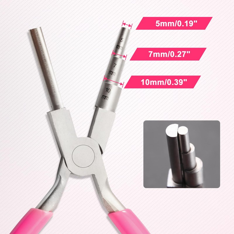 LEONTOOL Ironing Making Pliers with 3 Steps Wire Loop Pliers