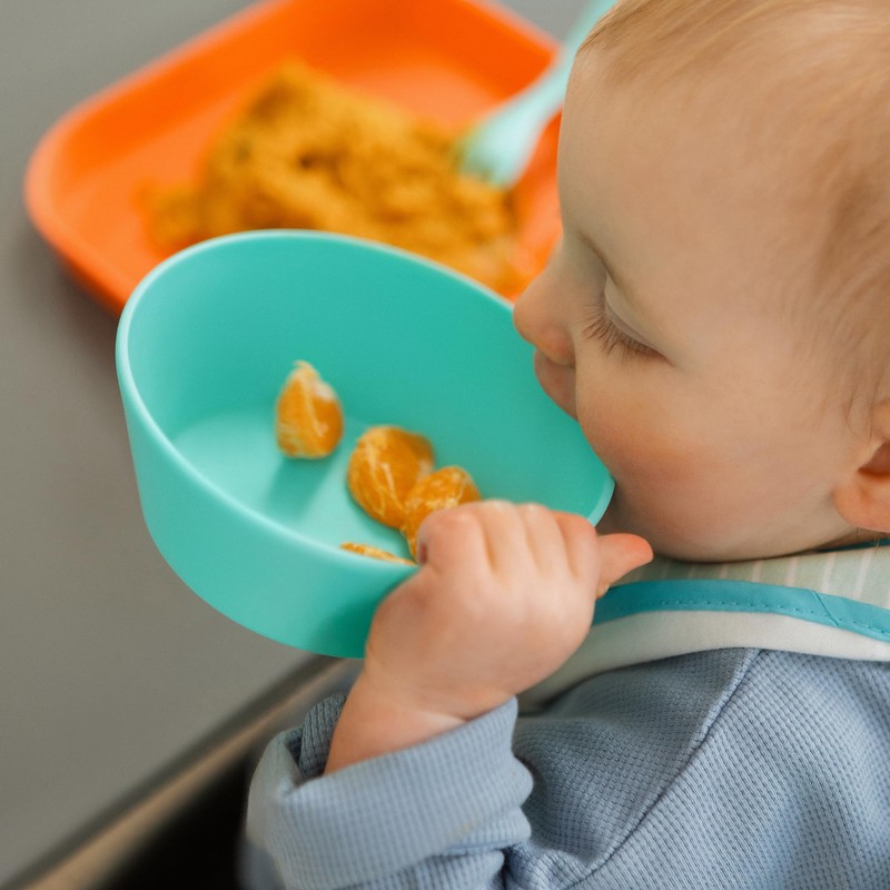 Nuby Good Square Meal Toddler Weaning Bowls - Durable |