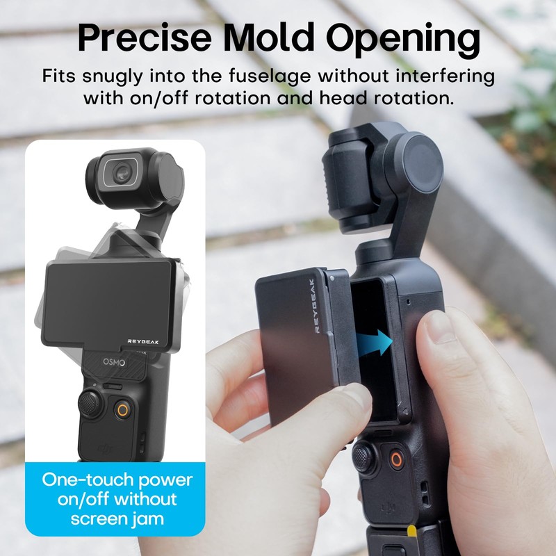 REYGEAK Accessories for DJI Osmo Pocket 3 Screen Sun Protection