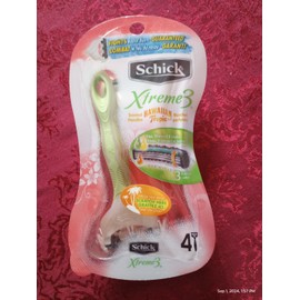 Schick Xtreme 3 Razors with Hawaiian Tropic Scented Handles