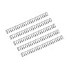 sourcing map Compression Spring, 5Pcs 304 Stainless Steel, 2mm OD,
