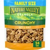 Nature Valley Crunchy Granola, Oats and Honey, Resealable Snack Pouch,