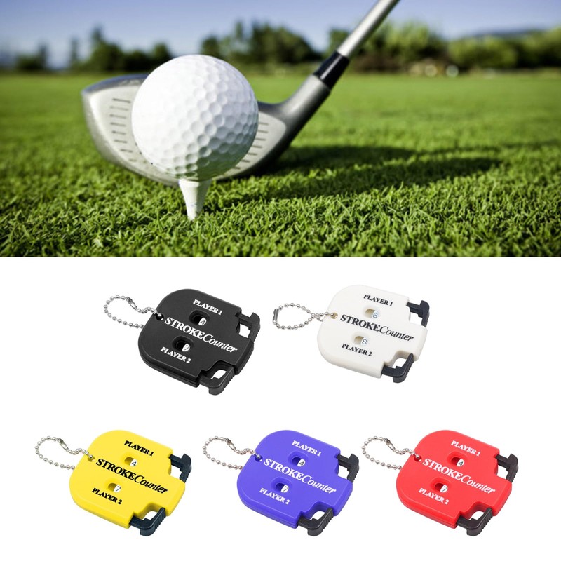 2 Player Score Counter Golf Shot Counter Clicker Golf Stroke