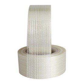 Reinforced Filament Strapping Tape Packing Tape Transparent Glasfiber Tape with Sticky Adhesive and Great Toughness No Residue (1 ROLL, 1.38 inch x 21.87 yd)