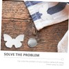 CAXUSD 6pcs Magnetic Tablecloth Fixator Creative Butterfly-Shaped Stainless Steel Weights