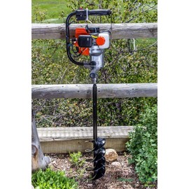 Power Planter Quart Pot Plant Auger (5" x 28") with 1/2" Non-Slip Hex Drive for Planting 5” & 6” Potted Plants - Adaptable & Easy to Use - Works for Hard Dirt, Clay, Rocky Soil & Sand