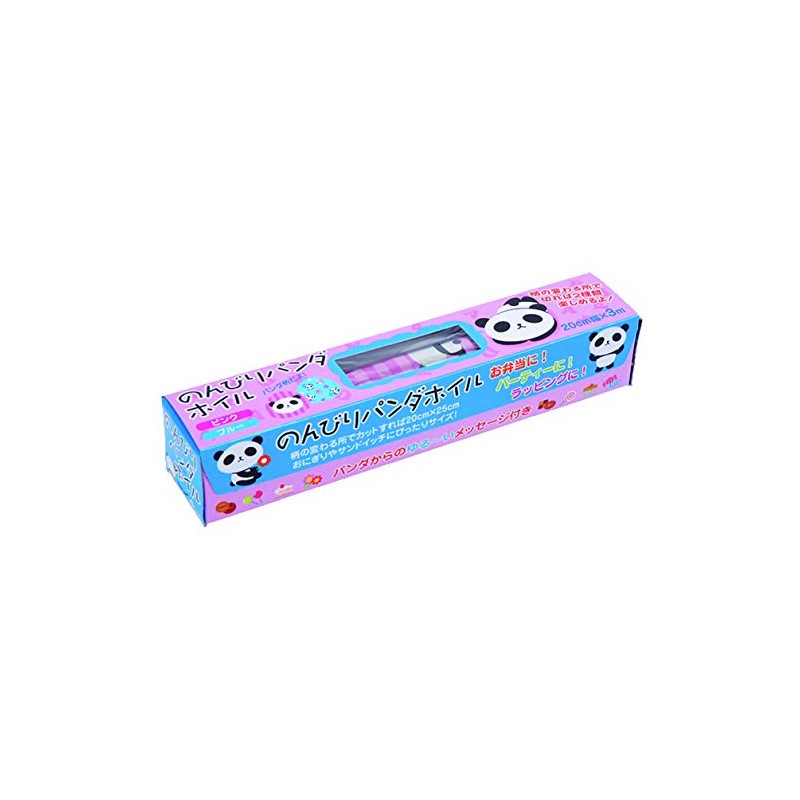 Alpha Mick Aluminum Foil Leisurely Panda Pink & Blue, 7.9