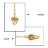 TREEWETO Men's Double Albert Chain Pocket Watch Curb Link Key