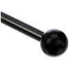 HALDER 24430.0032 Tension Lever with Internal Thread, Black, d1=22 mm