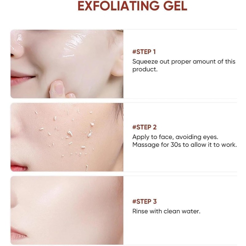 Purifying Exfoliating Gel,Purifying Enzymes Exfoliating Gel,Gentle Deep Cleanser For All