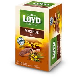 LOYD® Rooibos Pure Tea - 1 Box - 20 Tea Bags - 40 g - Tea Pure - Redbush Tea Blend Tea Express Cay - Natural Original Redbush Tea from Africa