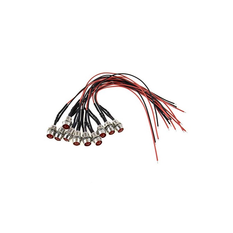 Screw-On LED 24 V Red Light Point Starry Sky Screwable