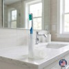 American Comb Toothbrush Holder (White) - Made in The USA.