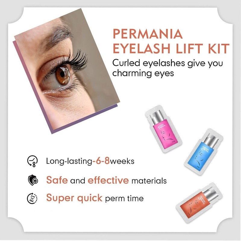PERMANIA Lash Lift Kit for Eyelash Lift and Brow Lamination