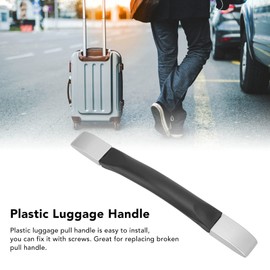 Topyond Suitcase Handle, Plastic Luggage Handle 9.7 Inch Replacement Plastic Luggage Handle with Metal End Cap - Heavy Duty Suitcase Handle for Travel Boxes and Suitcases