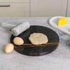 Koville Black Marble Cutting Board Pastry Serving Board, Large Marble