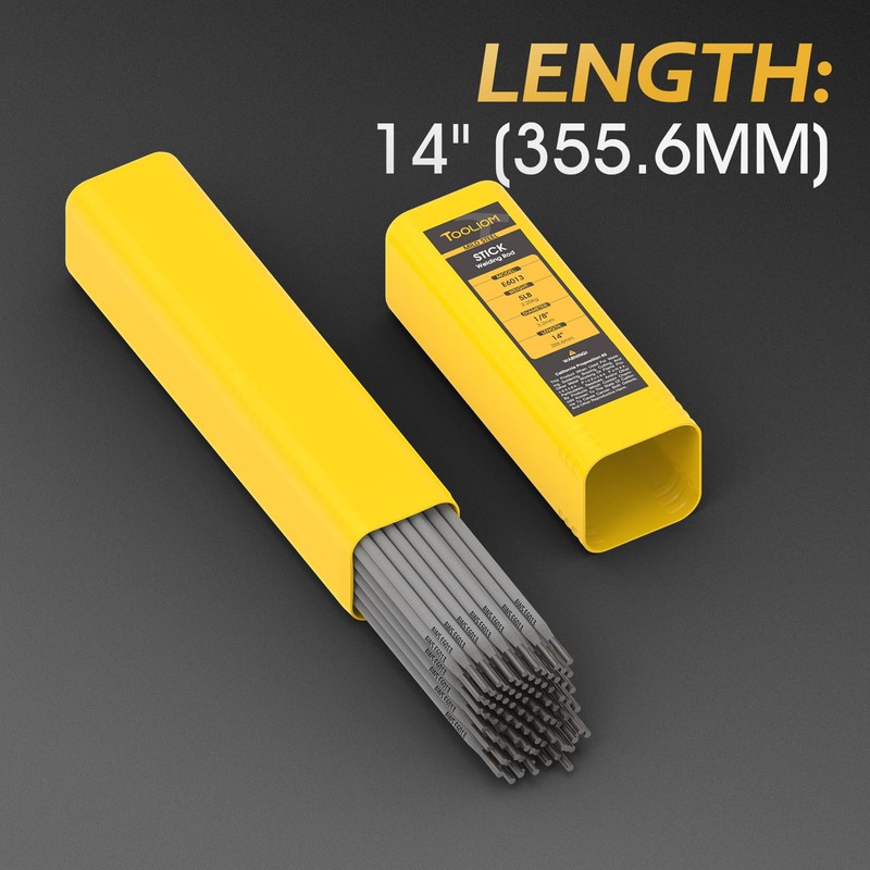 TOOLIOM E6013 Low Hydrogen Welding Rod 1/8" 5LB Carbon Steel