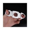 Anntuk Cigar Cutter Stainless Steel Guillotine Double Cut Blade in