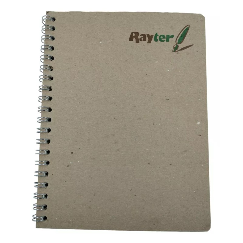 Rayter 25pz Cuaderno Profesional Rayado Doble Arillo Ecologica 100h