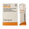 Puresport Fast-Release DualCarb Energy Gels, Orange, 6 Pack