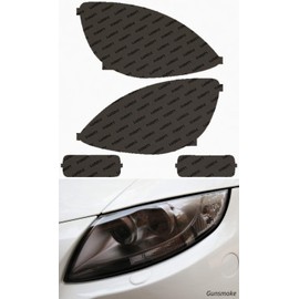 Lamin-x Custom Fit Gunsmoke Headlight Covers for Chevy Corvette C6 Z06 (06-13)