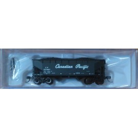 Atlas N #50002169 Canadian Pacific 2-Bay Offset-Side Hopper w/Flat Ends & Load