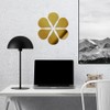 Decal Stickers of Floral Elements (Metallic Gold) (Set of 2)
