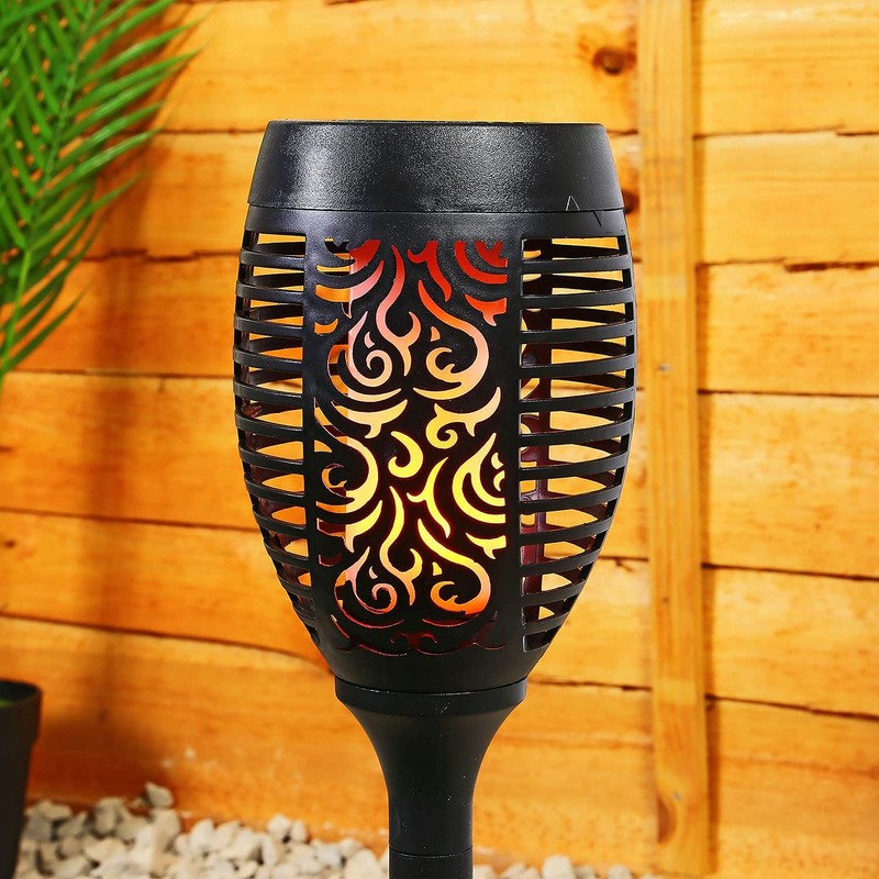 Solalite® 51 LED Solar Torch Light Dancing Flickering Flame Effect