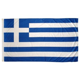 Greece Greek Super Poly 2X3 2Ft X 3Ft Flag Banner