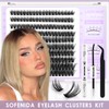 Fluffy Lash Clusters Kit 60D Spiky Fluffy Lash Clusters 10-18mm