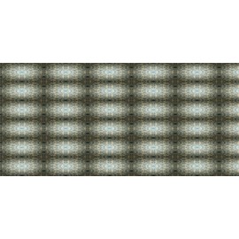 Ambesonne Baroque Pencil Pen Holder, Vintage Style Ornamental Motifs Eastern Details, Ceramic Pencil Holder for Desk Office Accessory, 3.6" X 3.2", Sepia Dark Tan Slate Blue and Eggshell