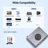 DUOPURUI RCA Stereo Audio Switcher, 2 in 1 Out /