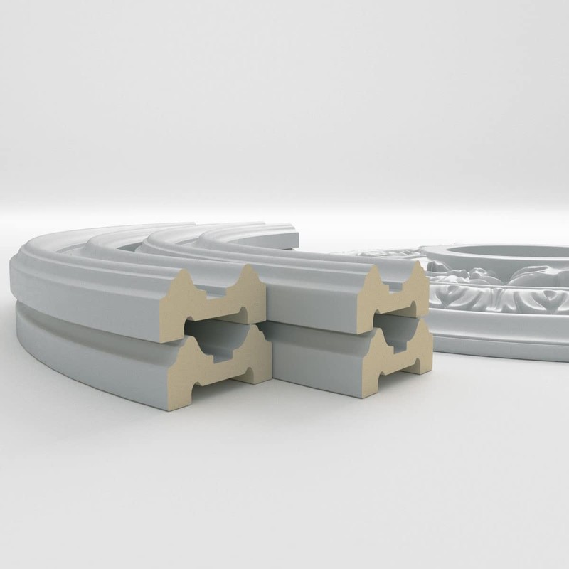 24"OD Ceiling Ring with 15 3/8"OD Ceiling Medallion Baltimore Light