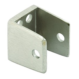 Prime-Line 656-9435 U-bracket, For 1 In. Panels, Stainless Steel, Satin Finish, Fasteners (Single Pack)