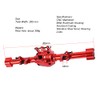 RZXYL Aluminum Rear Axle Housing for 1/6 RC Crawler Car