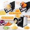 Anatole Electric Cheese Grater 7 Blades Ice Shaver Stainless Steel