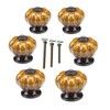 HAOYOYU 6-Piece Set of Ceramic knobs with Colorful knobs and
