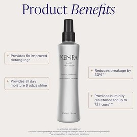 Kenra Professional Daily Provision Leave-In Conditioner | Hidrata, Desenreda Y Aporta Brillo | Controla El Frizz Y Cabellos Sueltos | Protección Térmica | Ayuda A Resistir La Humedad| 236 ml