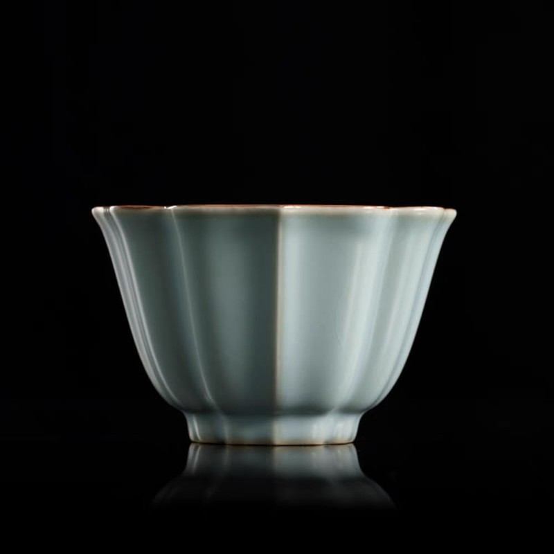 Apingjenz Tea Cup, Chinese Famous Ru Kiln Teacup, Ru Porcelain