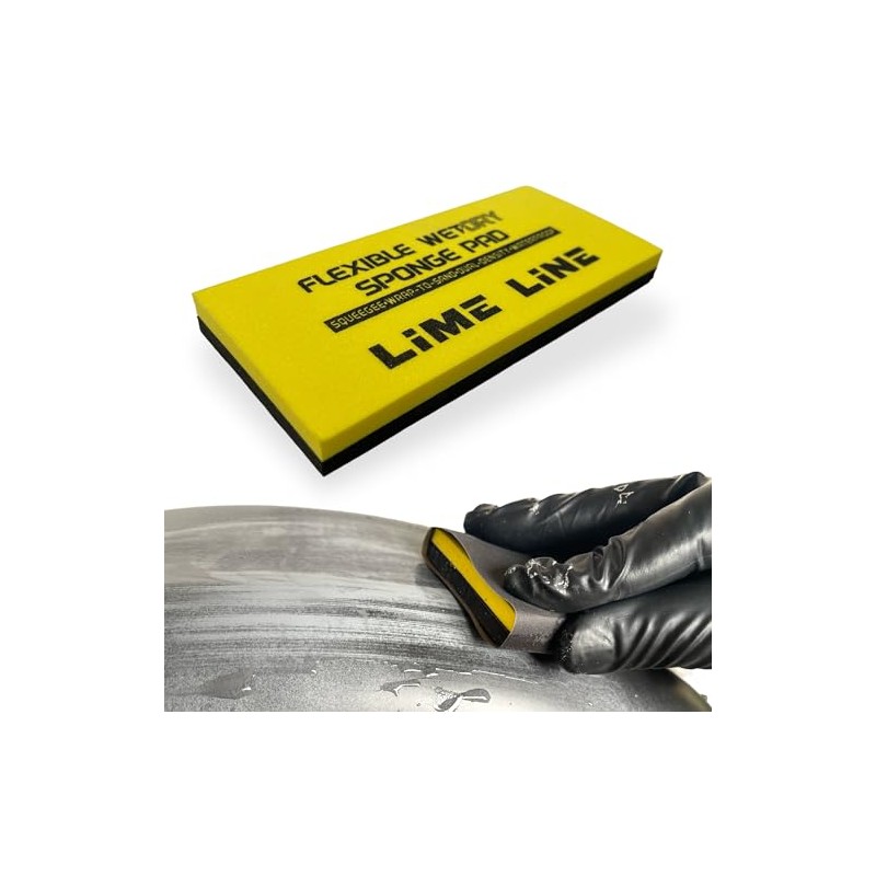 LiME LiNE Wet or Dry Flexible Sanding Sponge Pad for
