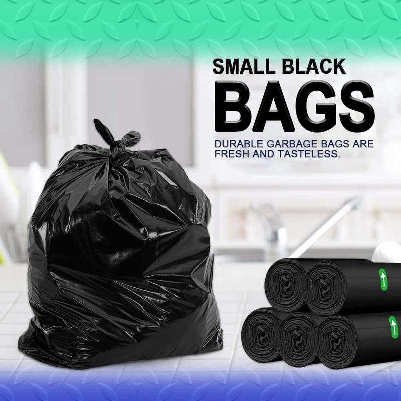 Small Bathroom Trash Bags AOSULI 3 Gallon/10 Liter Trash Can