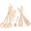 tuuli Kitchen Utensil Set Wooden Beech Kitchen Accessories (6 x