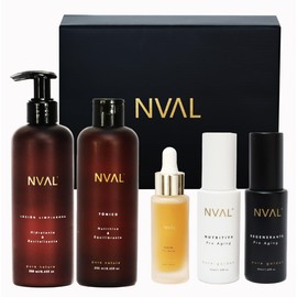 Rutina Diaria Facial Nval Set | Reinigung, Befeuchtung und Vorbeugung aller Hauttypen | Hautpflege