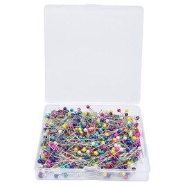 Alfileres de Costura, 600 Uds. Alfileres de Costura de 38 Mm de Largo, Bola de Diferentes Colores, Alfileres Rectos de Amplia Aplicación para Ropa, Manualidades, Decoración de