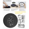 Flush Mount Led Ceiling Light,Round 12 Inch 24w 2520lm led