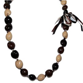 Rainbow Hawaiian Products Hawaii Kukui Nut Lei Necklace (Mixed color)